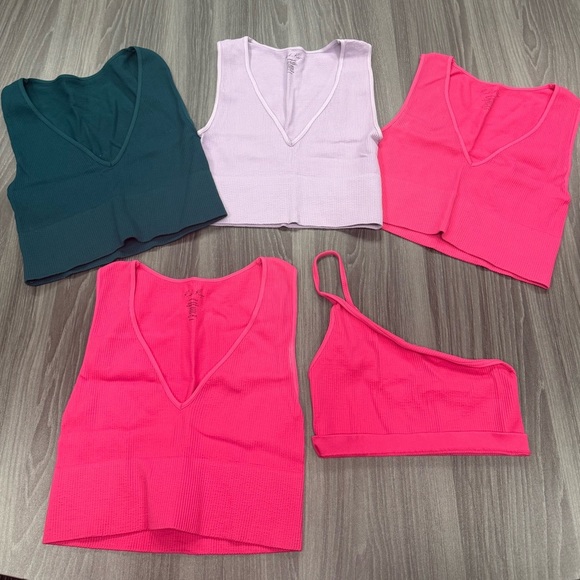 Rock N Rags Ribbed Tank Tops Bundle - OS One Size - Picture 1 of 9